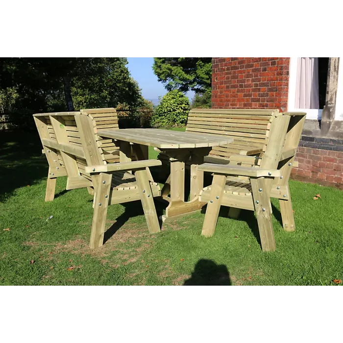 ERGO 8 SEAT TABLE SET 2X3B 2XC