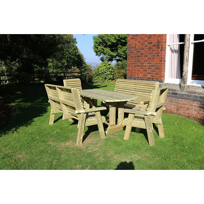 ERGO 8 SEAT TABLE SET 2X3B 2XC