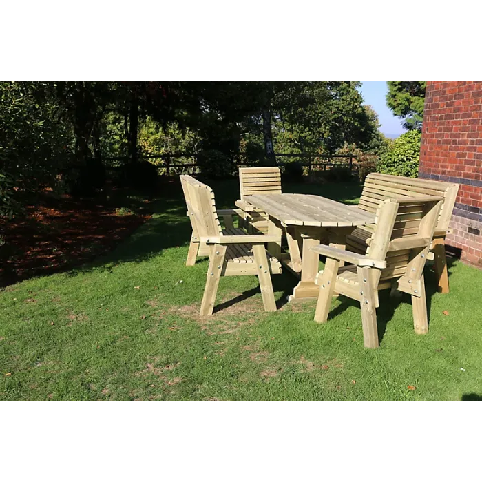 ERGO 8 SEAT TABLE SET 2X3B 2XC