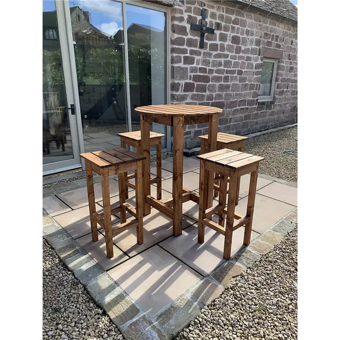 Traditional Alfresco Bar Set Four Seater