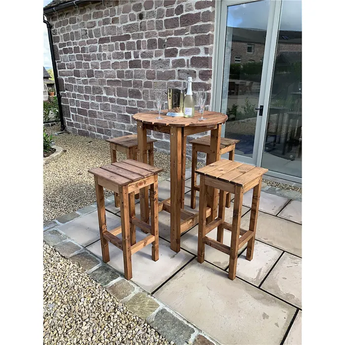 Traditional Alfresco Bar Set Four Seater