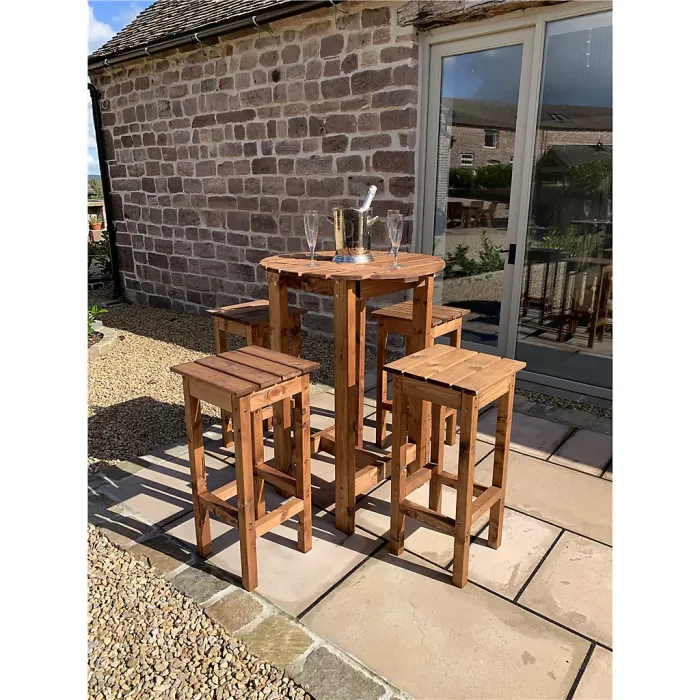 Traditional Alfresco Bar Set Four Seater