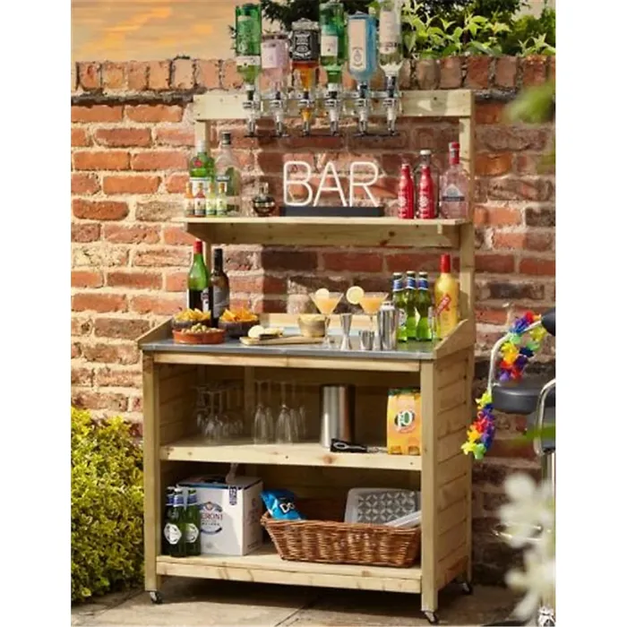 Pressure Treated Garden Mini Bar