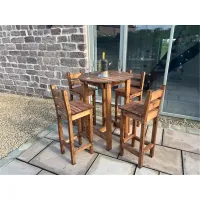 Traditional Deluxe Alfresco Bar Set Four Seater