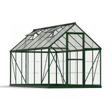 Greenhouse Hybrid 6 x 12 - Polycarbonate - L370 x W185 x H208 cm - Green